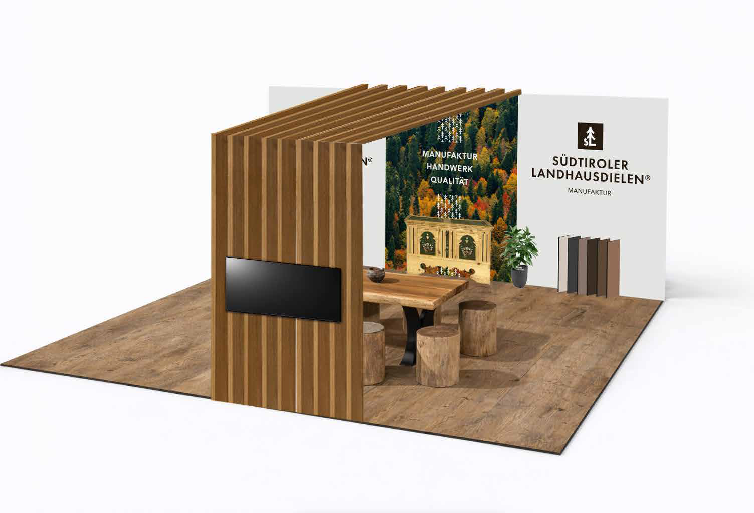 Messestand Perspektive